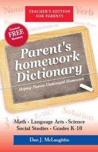 Parents homework Dictionary cover